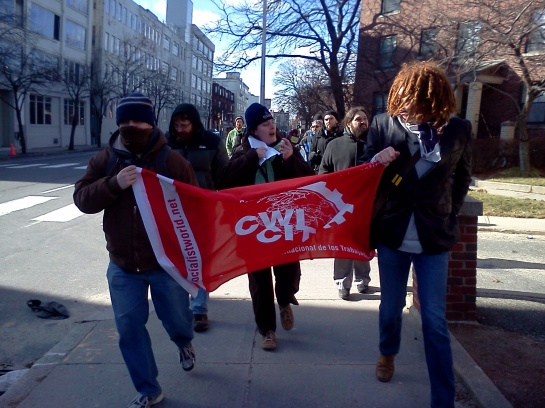 Defend the 4th Amendment Action, Cambridge to Boston 2-2-2013